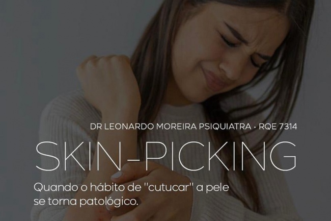 Skin-picking: Quando o hábito de cutucar a pele se torna patológico.