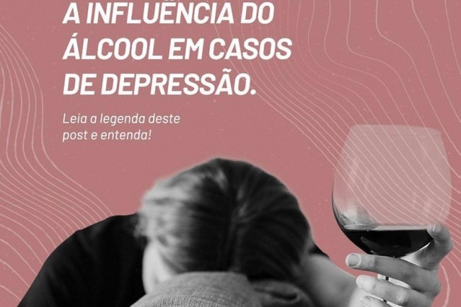 A influência do álcool em casos de depressão