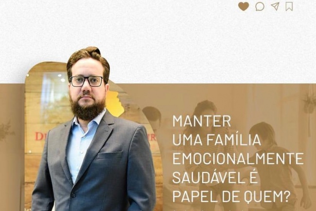 Manter uma família emocionalmente saudável é papel de quem?