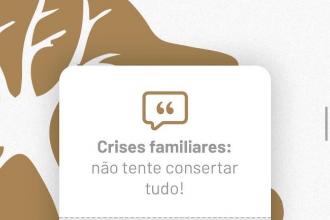 Crises familiares: Não tente consertar tudo!