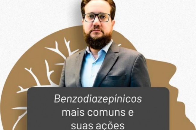 Benzodiazepínicos mais comuns e suas ações.